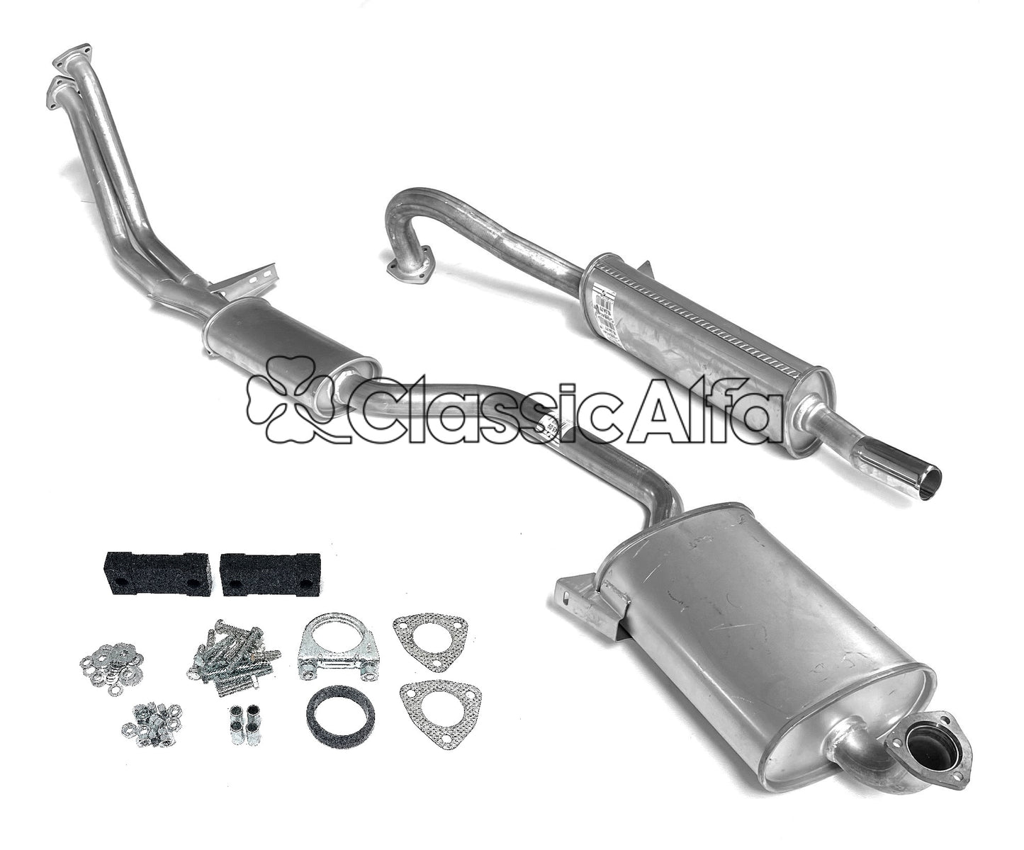 EX005 COMPLETE EXHAUST - SPIDER 1989-93