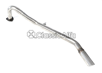 EX014/1 STAINLESS REAR EXHAUST - NO SILENCER - ALL GT/GTV & GIULIA SALOON