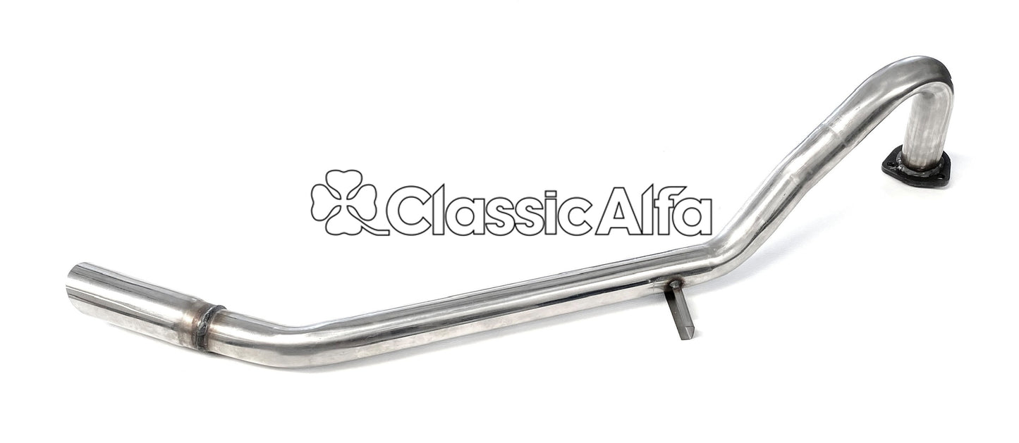 EX014/1 STAINLESS REAR EXHAUST - NO SILENCER - ALL GT/GTV & GIULIA SALOON