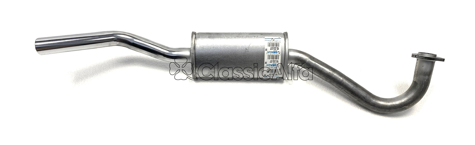 EX015 REAR EXHAUST SECTION - ROUNDTAIL SPIDER 1966-70
