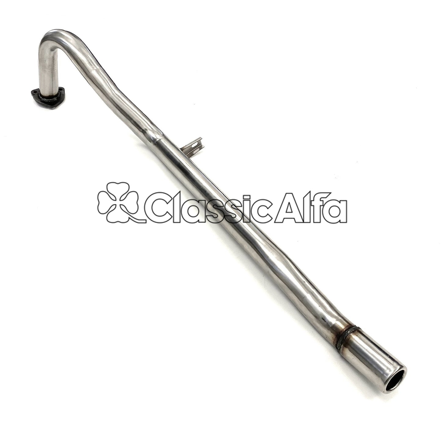 EX018/1 STAINLESS STEEL REAR EXHAUST SECTION - NO SILENCER - SPIDERS 1983-93