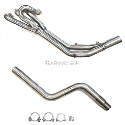 EX032 SPORT EXHAUST MANIFOLD FOR TWIN SPARK MOTOR - STAINLESS STEEL