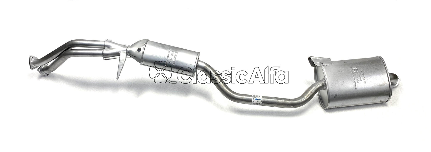 EX033 FRONT & MIDDLE EXHAUST SECTION - INJECTION SPIDERS 1989 ON