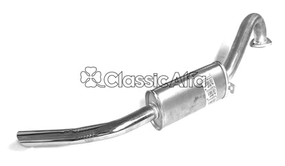 EX037 GTA REAR EXHAUST SECTION WITH SILENCER