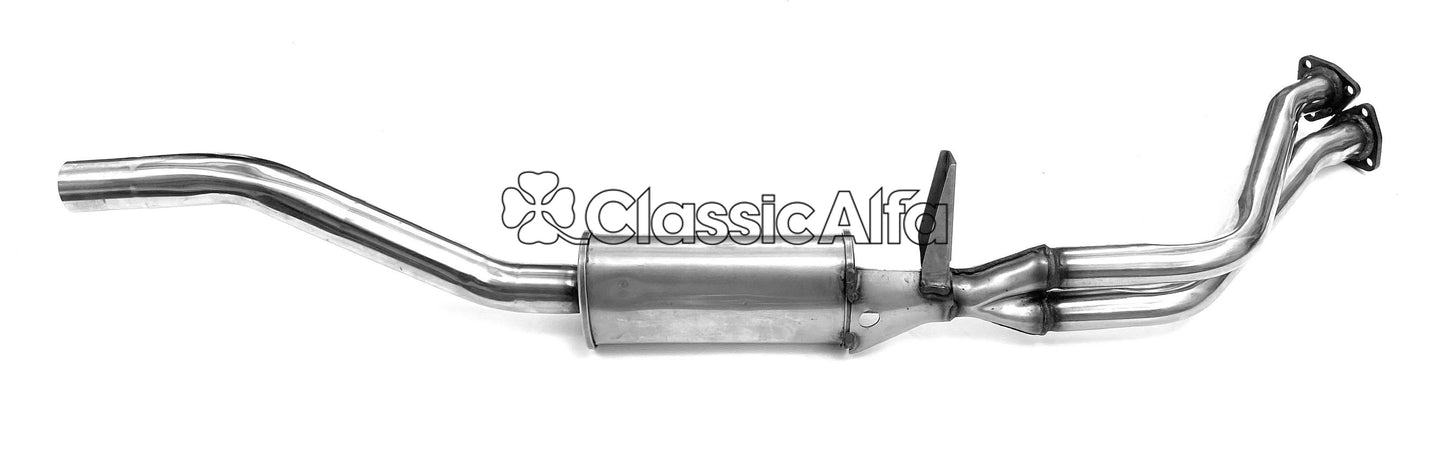 EX074 STAINLESS STEEL - FRONT EXHAUST SECTION - GT/GTVs 1971 ONWARDS