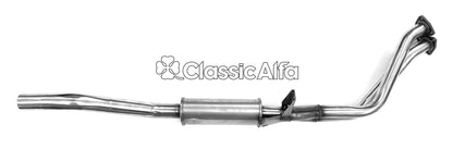 EX074 STAINLESS STEEL - FRONT EXHAUST SECTION - GT/GTVs 1971 ONWARDS