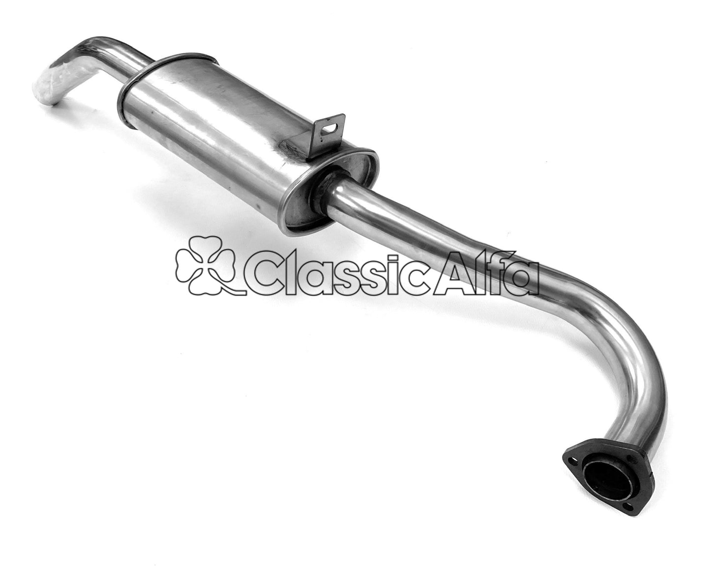 EX076 STAINLESS STEEL REAR EXHAUST SECTION - ALL GT/GTVs  & GIULIA SALOONS