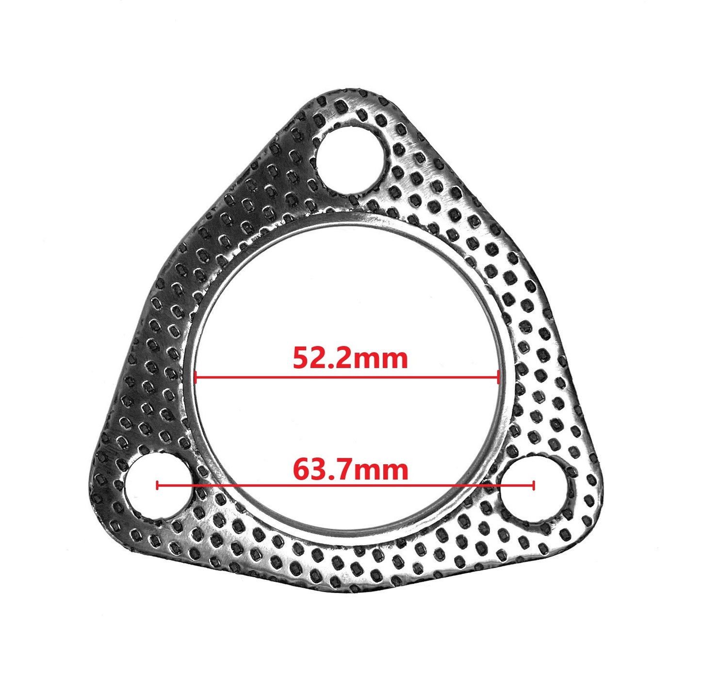 EX086 EXHAUST MANIFOLD TO DOWNPIPE GASKET 52MM
