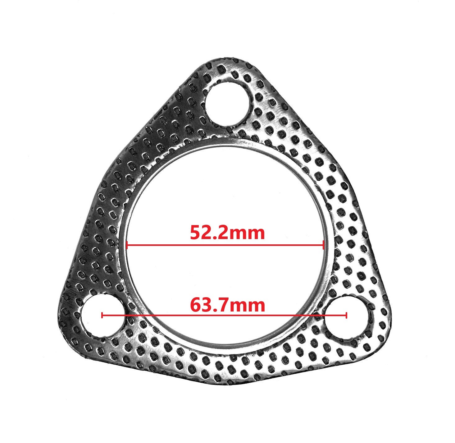 EX086 EXHAUST MANIFOLD TO DOWNPIPE GASKET 52MM