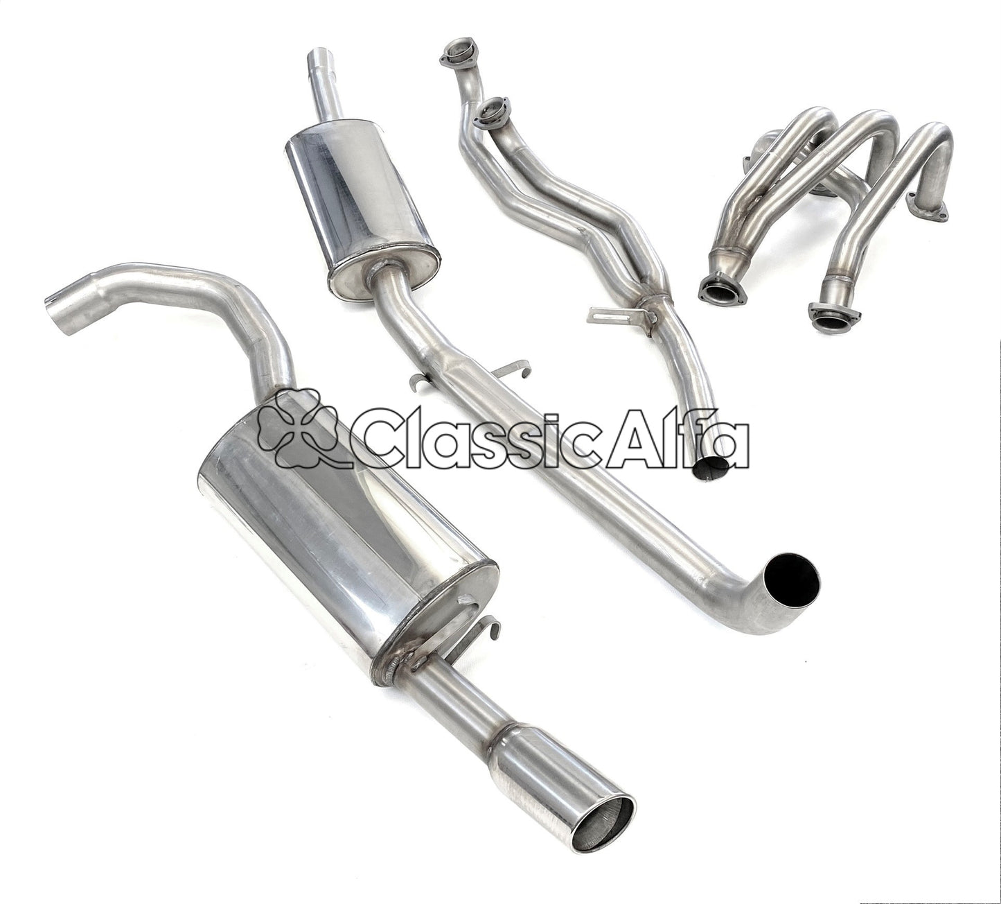 EX087 75 2000 TWINSPARK STAINLESS STEEL SPORT EXHAUST - 50MM