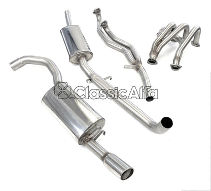 EX087 75 2000 TWINSPARK STAINLESS STEEL SPORT EXHAUST - 50MM