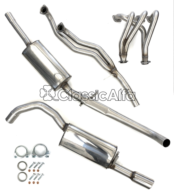 EX087 75 2000 TWINSPARK STAINLESS STEEL SPORT EXHAUST - 50MM