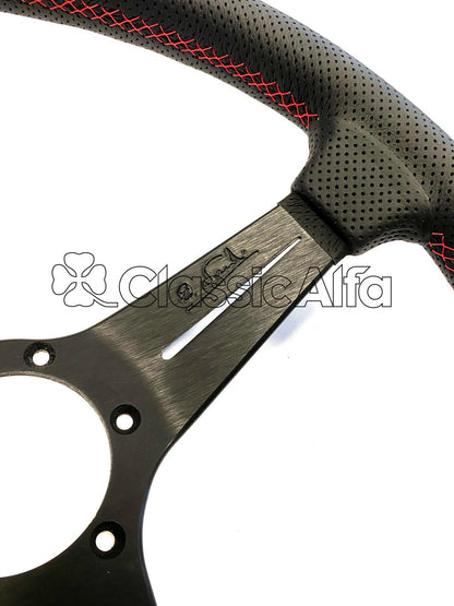 AC152 NARDI "DEEP CORN" LEATHERBOUND STEERING WHEEL