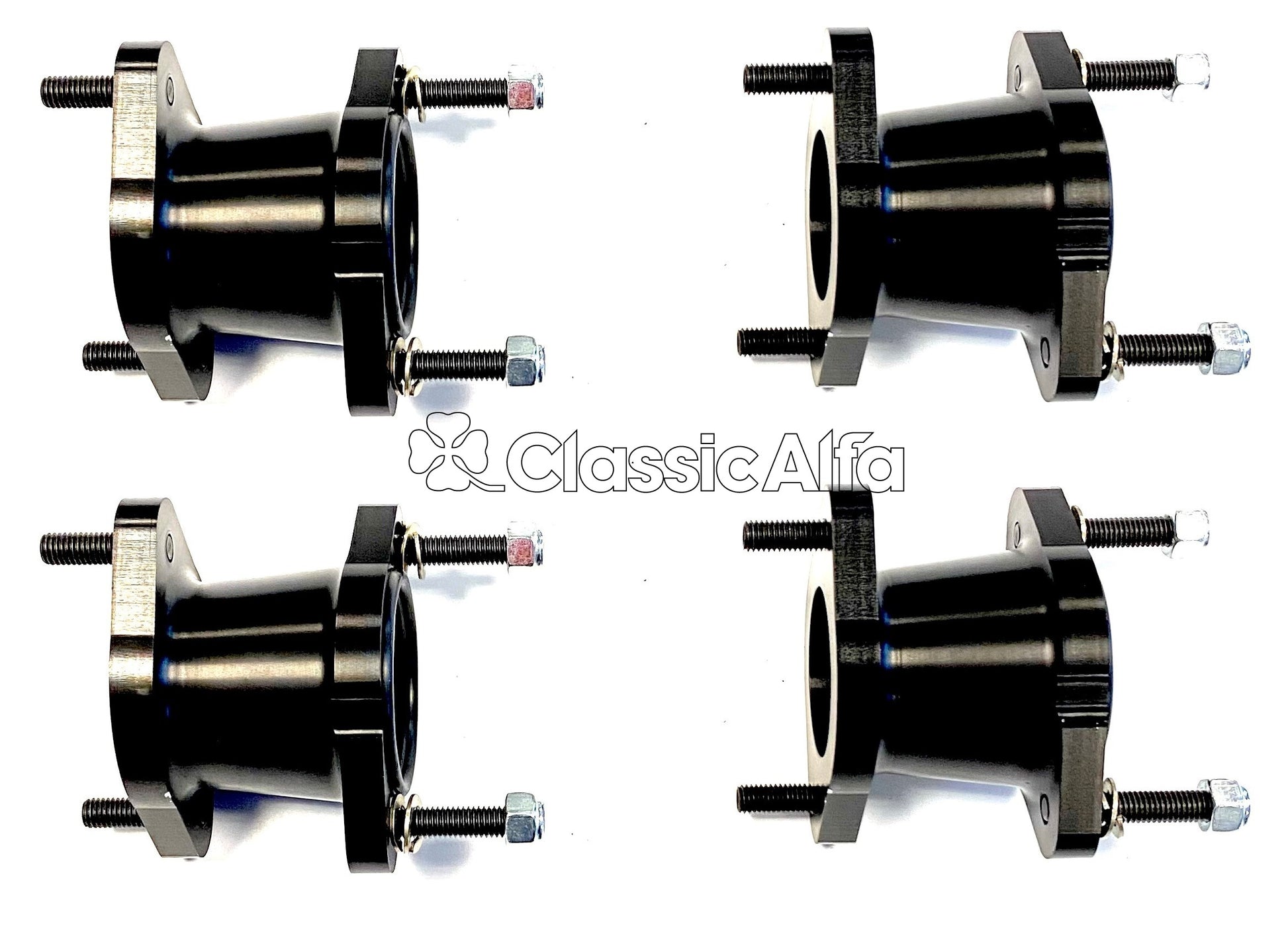 FL018 SOLID ALUMINIUM CARBURETTOR MOUNTS - 45mm, LONG LENGTH