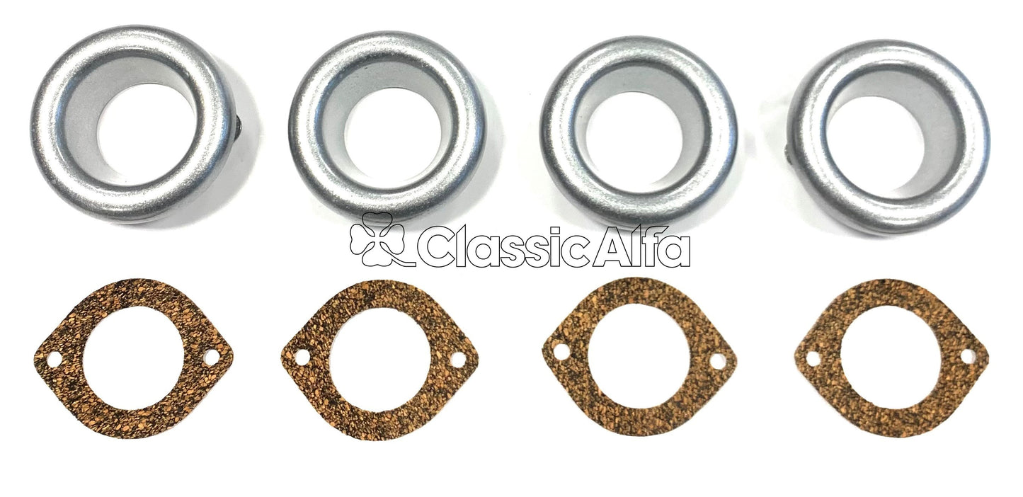 FL047 PIPERCROSS 45MM CARBURETTOR RAM PIPES - SET OF 4