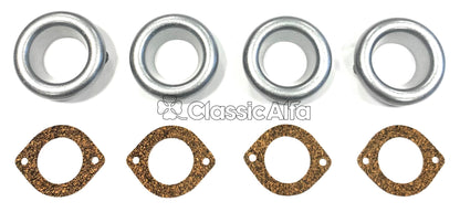 FL047 PIPERCROSS 45MM CARBURETTOR RAM PIPES - SET OF 4