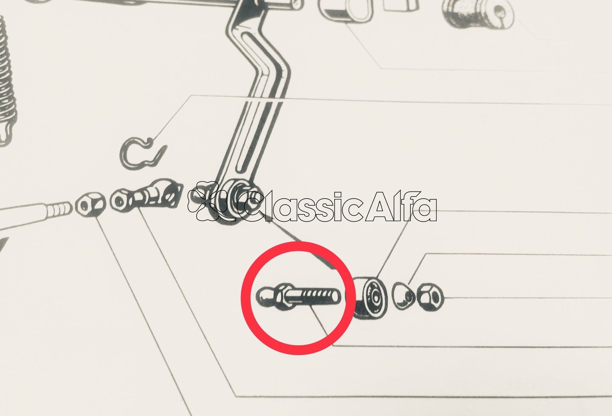 FL052/2 BALL JOINT THROTTLE LINKAGE.