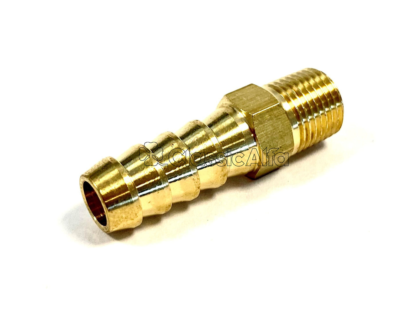 FL063/2 FACET SILVER TOP PUMP STRAIGHT HOSE FITTING