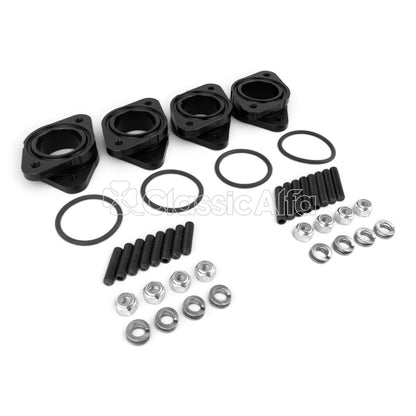 FL081 - SET OF 4 SOLID ALLOY 40mm CARBURETTOR MOUNTS