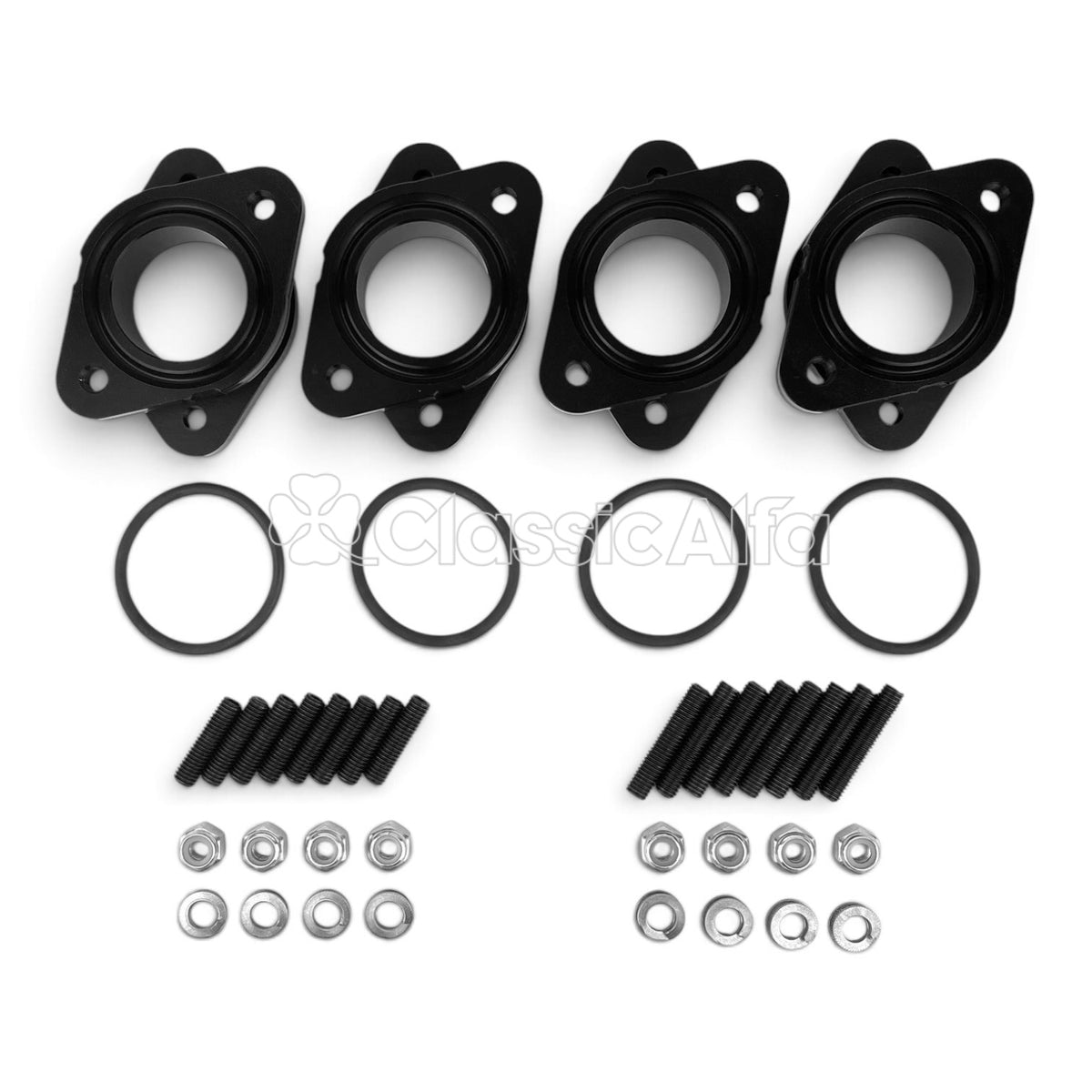 FL081 - SET OF 4 SOLID ALLOY 40mm CARBURETTOR MOUNTS