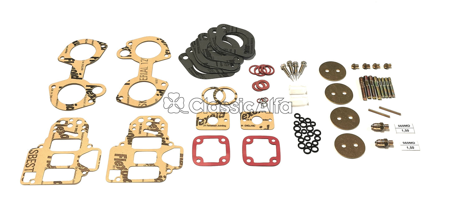 FL108 FULL CARBURETTOR REBUILD KIT - WEBER 40 DCOE