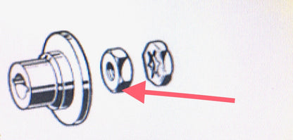 GB030/4 PROPSHAFT CENTRE BEARING NUT