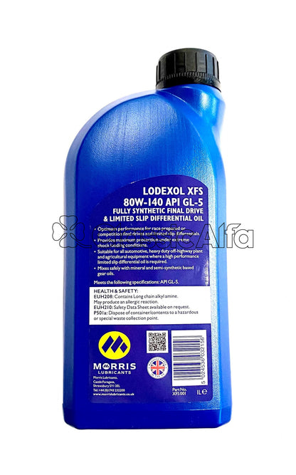GB079 MORRIS 80/140 LSD OIL