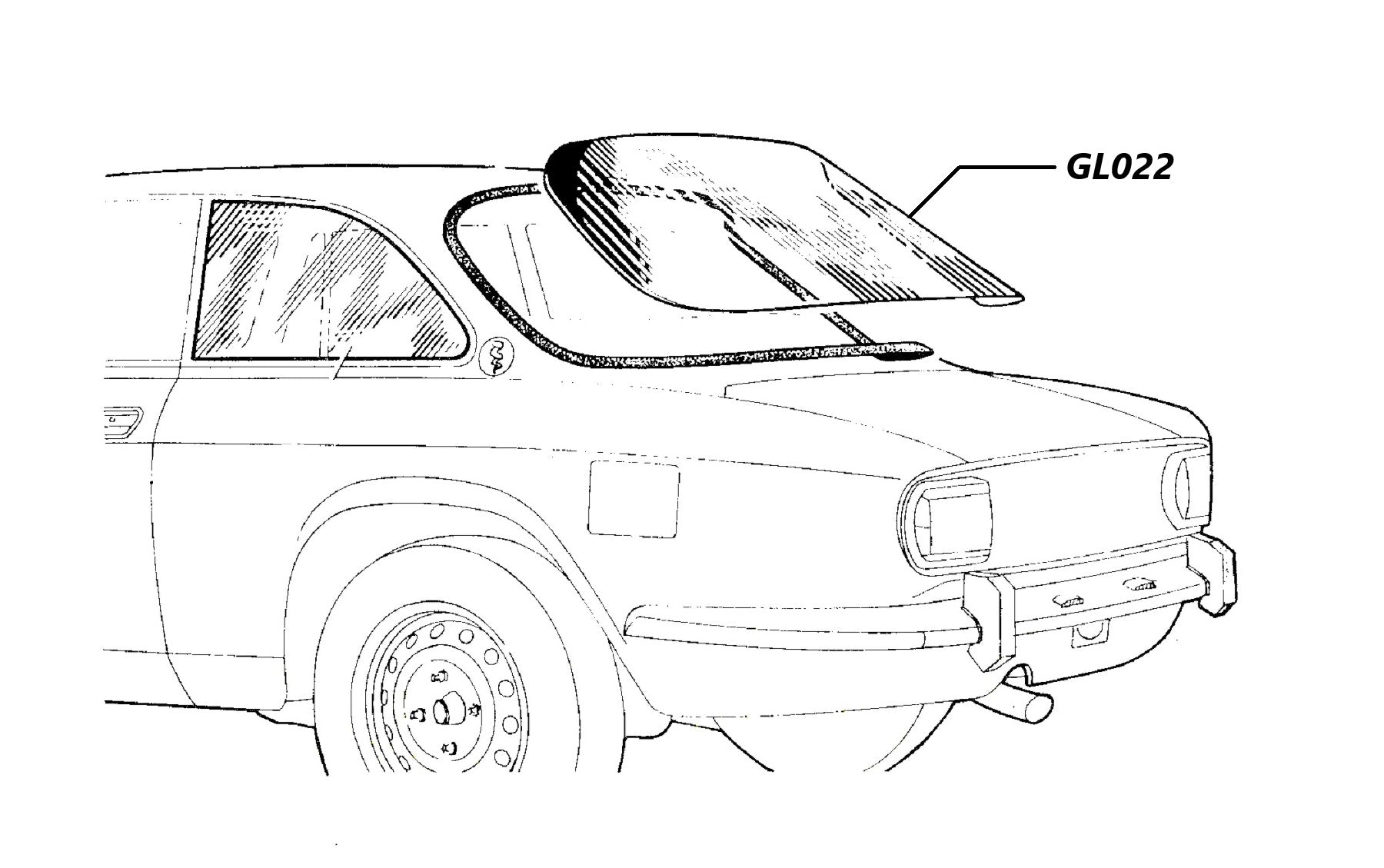 GL022 GT/GTV HEATED REAR WINDOW