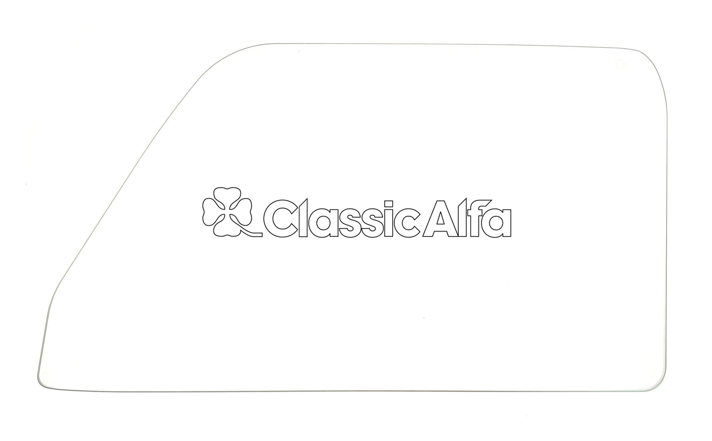 GL041 REAR DOOR GLASS RIGHT GIULIA CLEAR