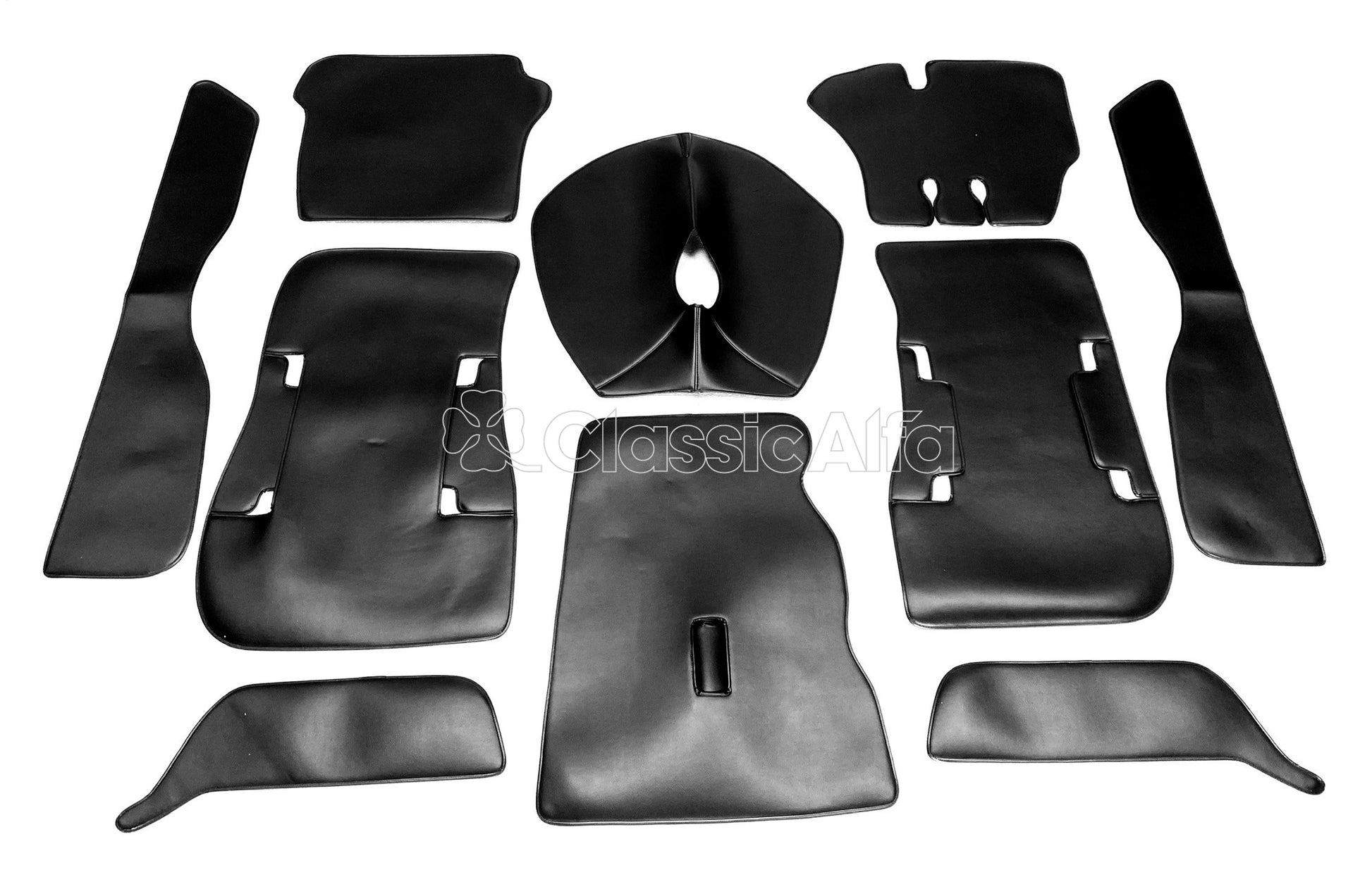 GTA045/1 GTA 1300 BLACK VINYL FLOOR SET - RHD