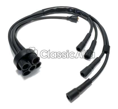 IG062 HT LEAD SET - EARLY TYPE IN BLACK SILICONE