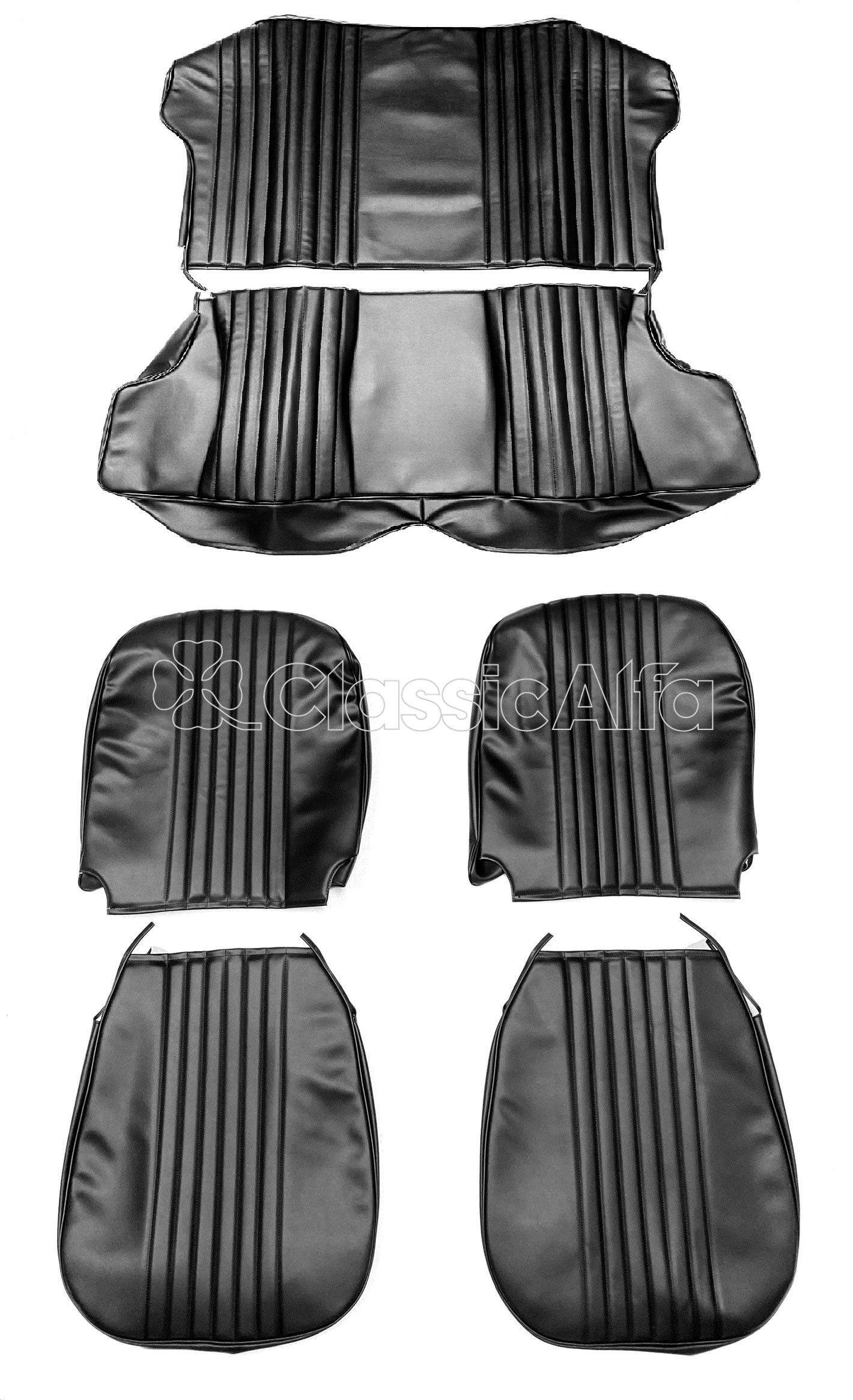 IN010 GT JUNIOR 1969-72 SET SEAT COVERS - BLACK