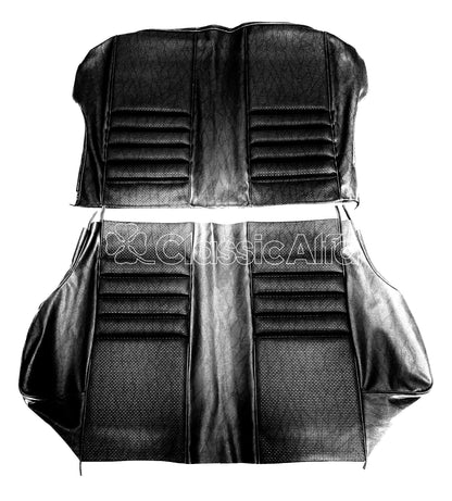 IN016 1750GTV MK 1 REAR SEAT COVER SET - BLACK