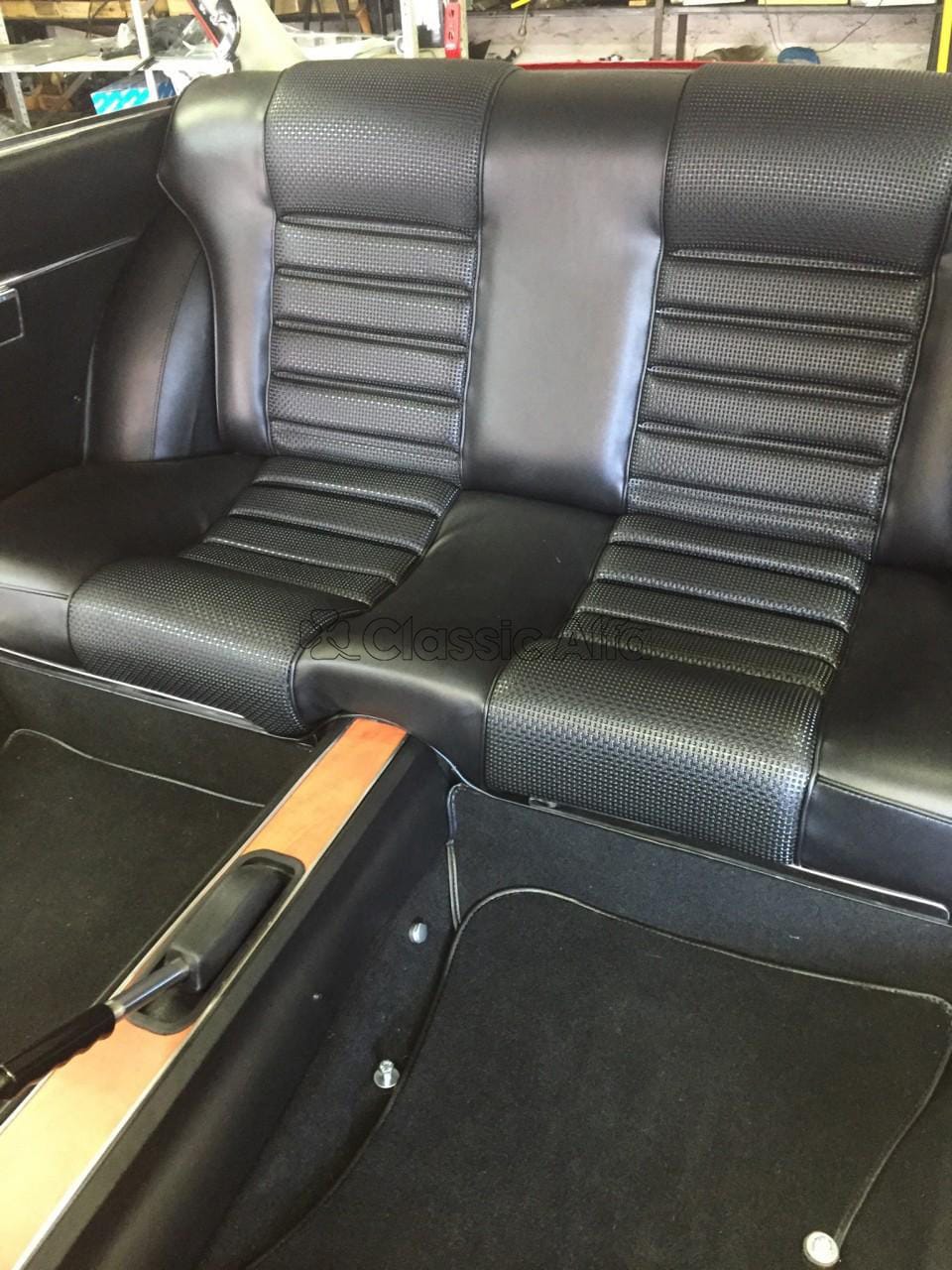 IN016 1750GTV MK 1 REAR SEAT COVER SET - BLACK