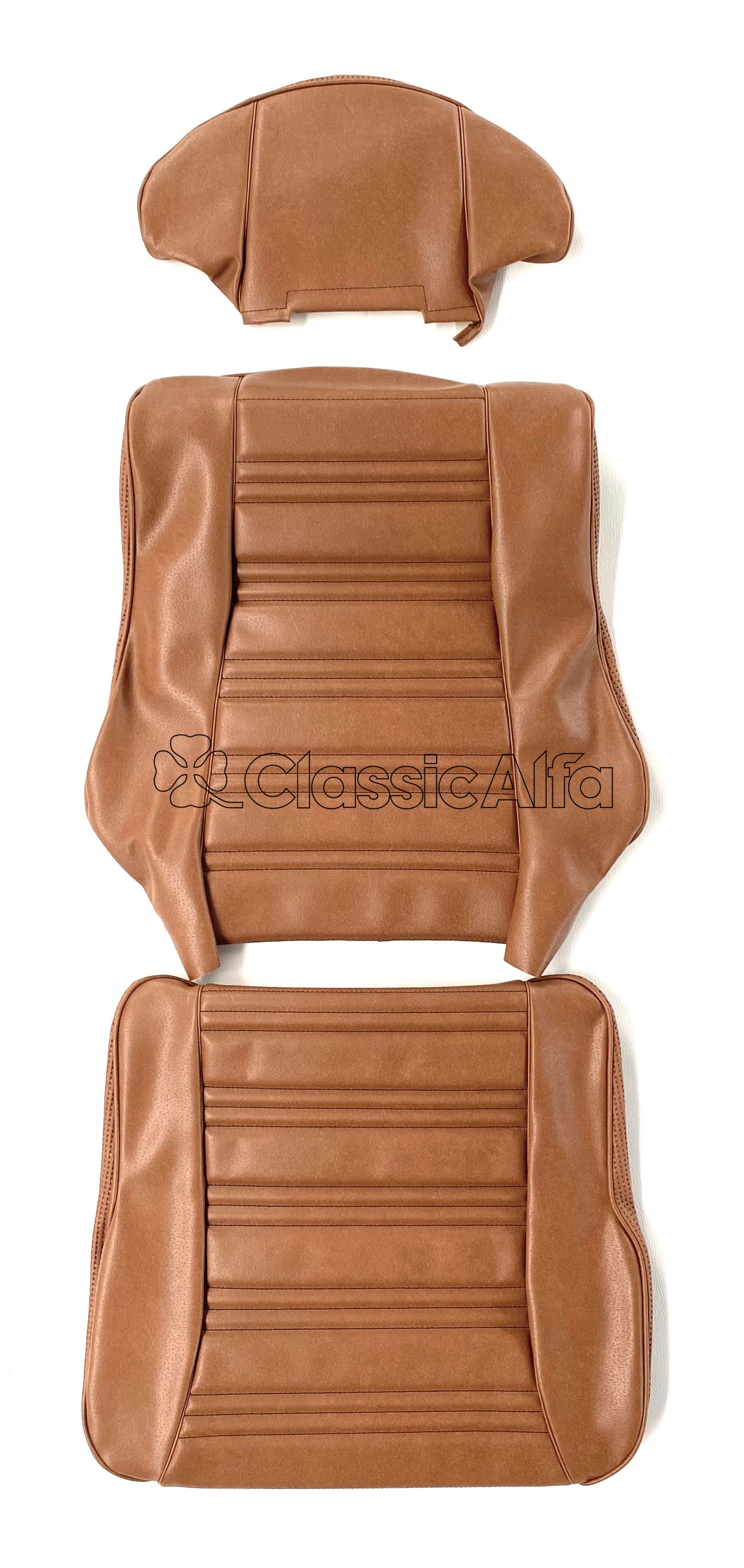 IN022 FRONT SEAT COVER 1750 GTV MK 2   - CINGHIALE  BROWN