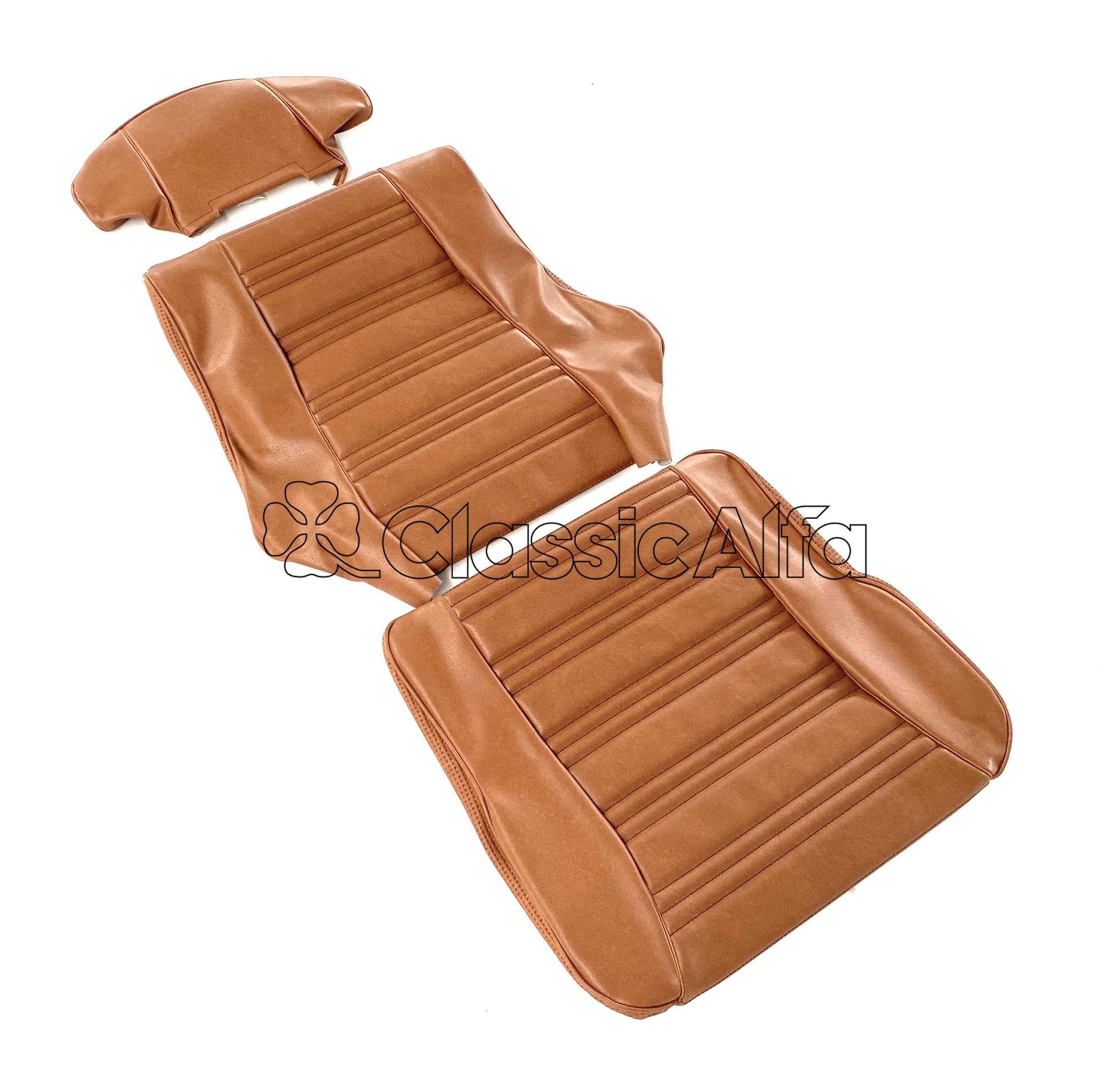 IN022 FRONT SEAT COVER 1750 GTV MK 2   - CINGHIALE  BROWN