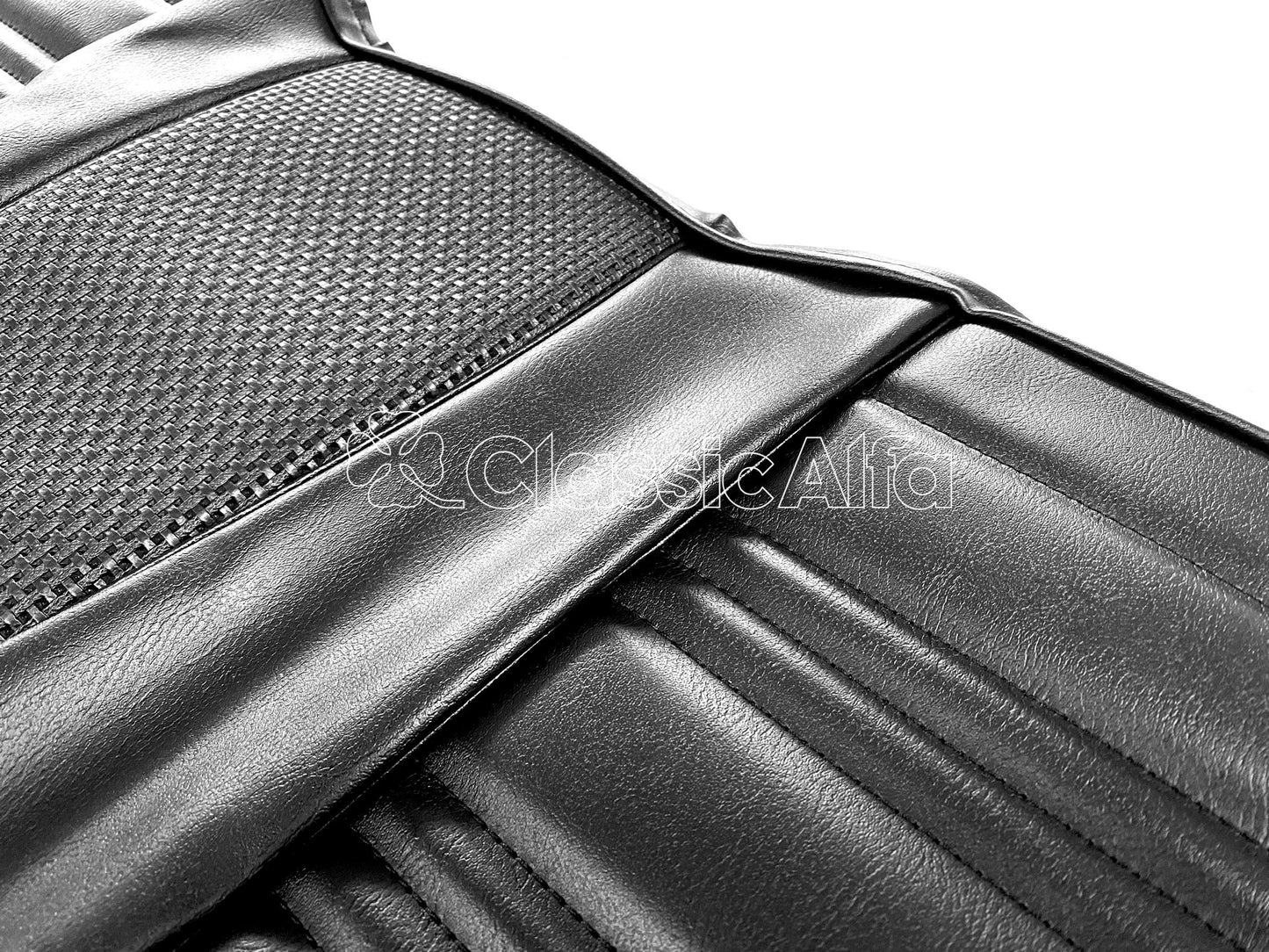 IN024 1750GTV MK 2 FULL SEAT COVER SET - BLACK VINYL