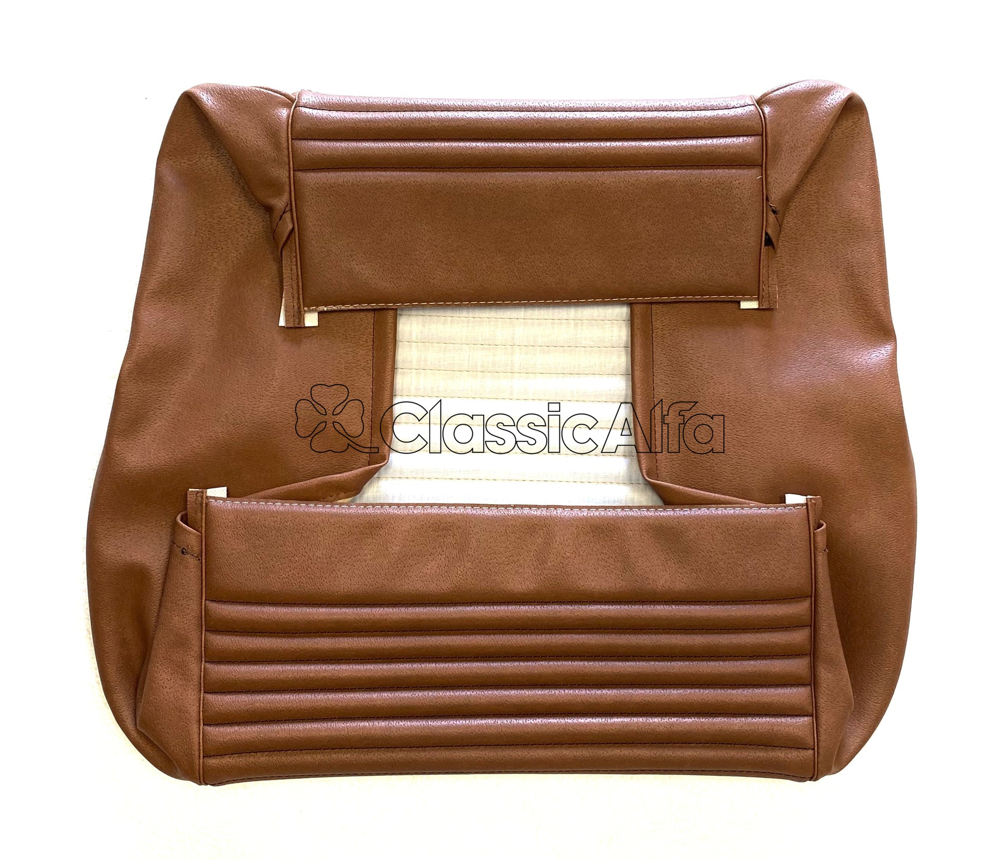 IN035/1 FRONT SEAT BASE COVER 2000 GTV & GT JUNIOR 1972-77  - BROWN (CINGHIALE)