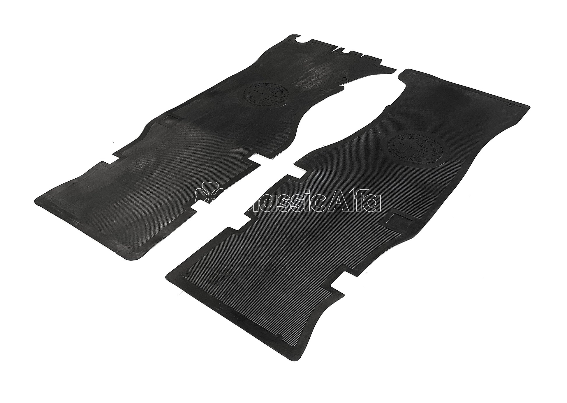 IN058/1 PAIR OF RUBBER FLOOR MATS FOR LHD GT JUNIOR - HANGING PEDALS