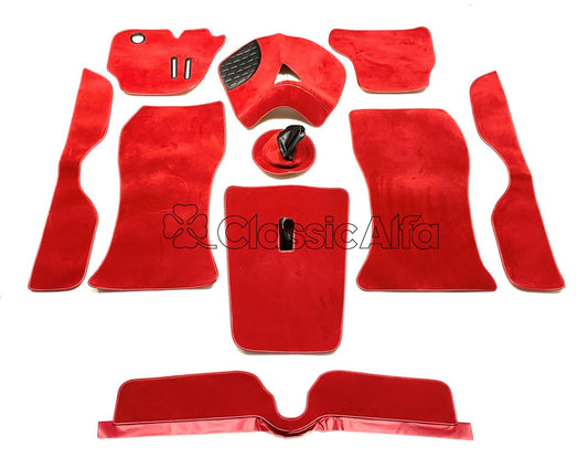 IN057/1 SPRINT GT/GTV CARPET SET - RED - LHD