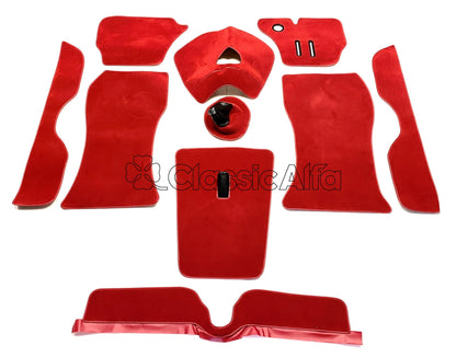 IN057 SPRINT GT/GTV CARPET SET - RED - RHD