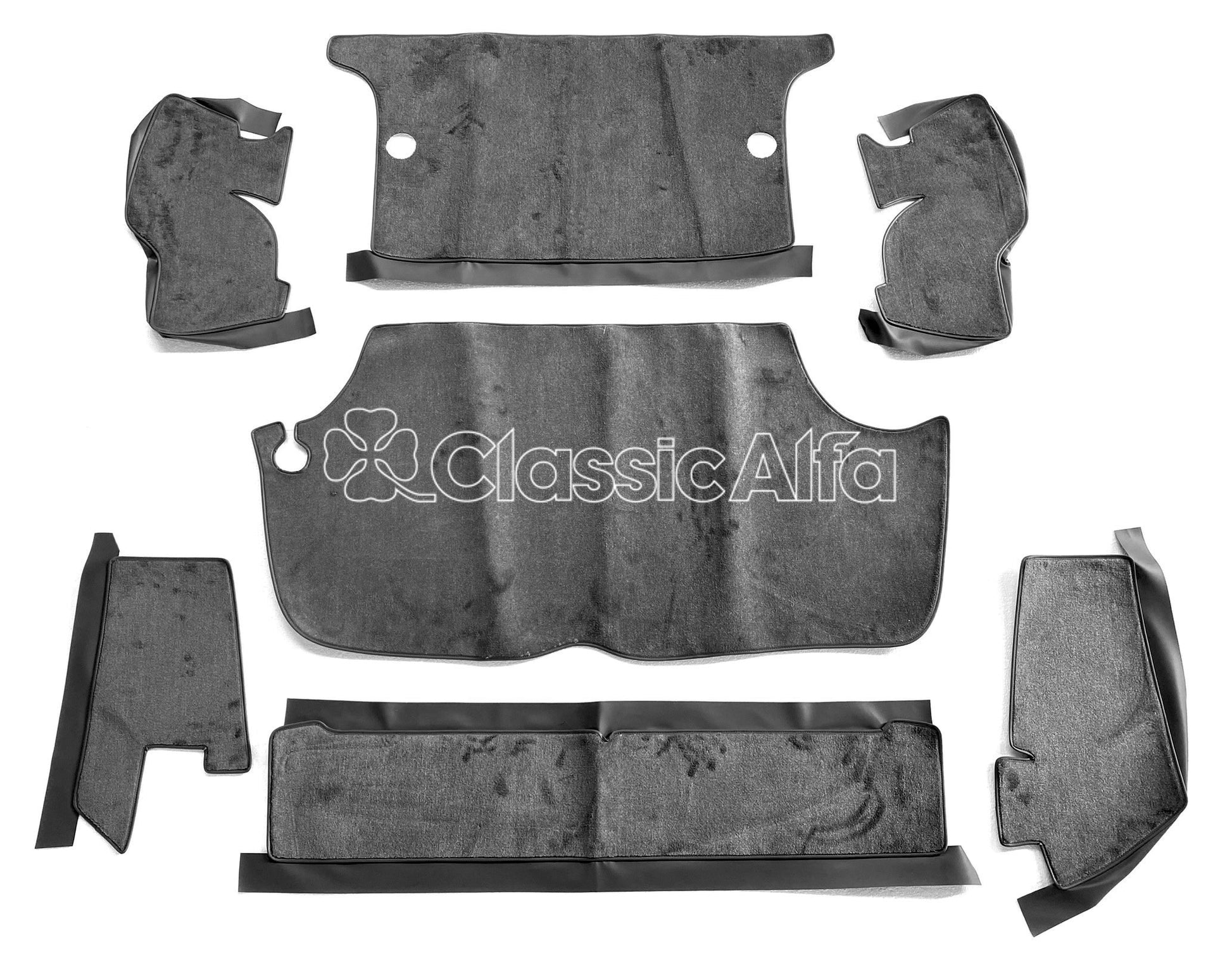 IN059/2 PREMIUM GREY GT BOOT CARPET SET