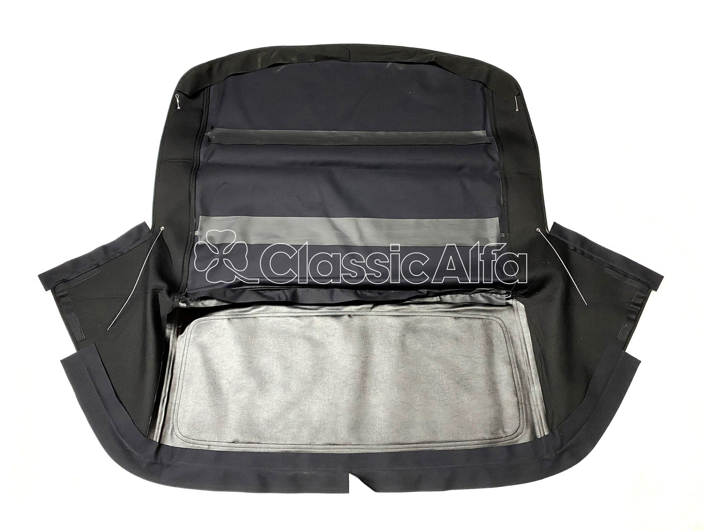 IN065 SOFT TOP - ROUNDTAIL SPIDER 1966-69 - BLACK