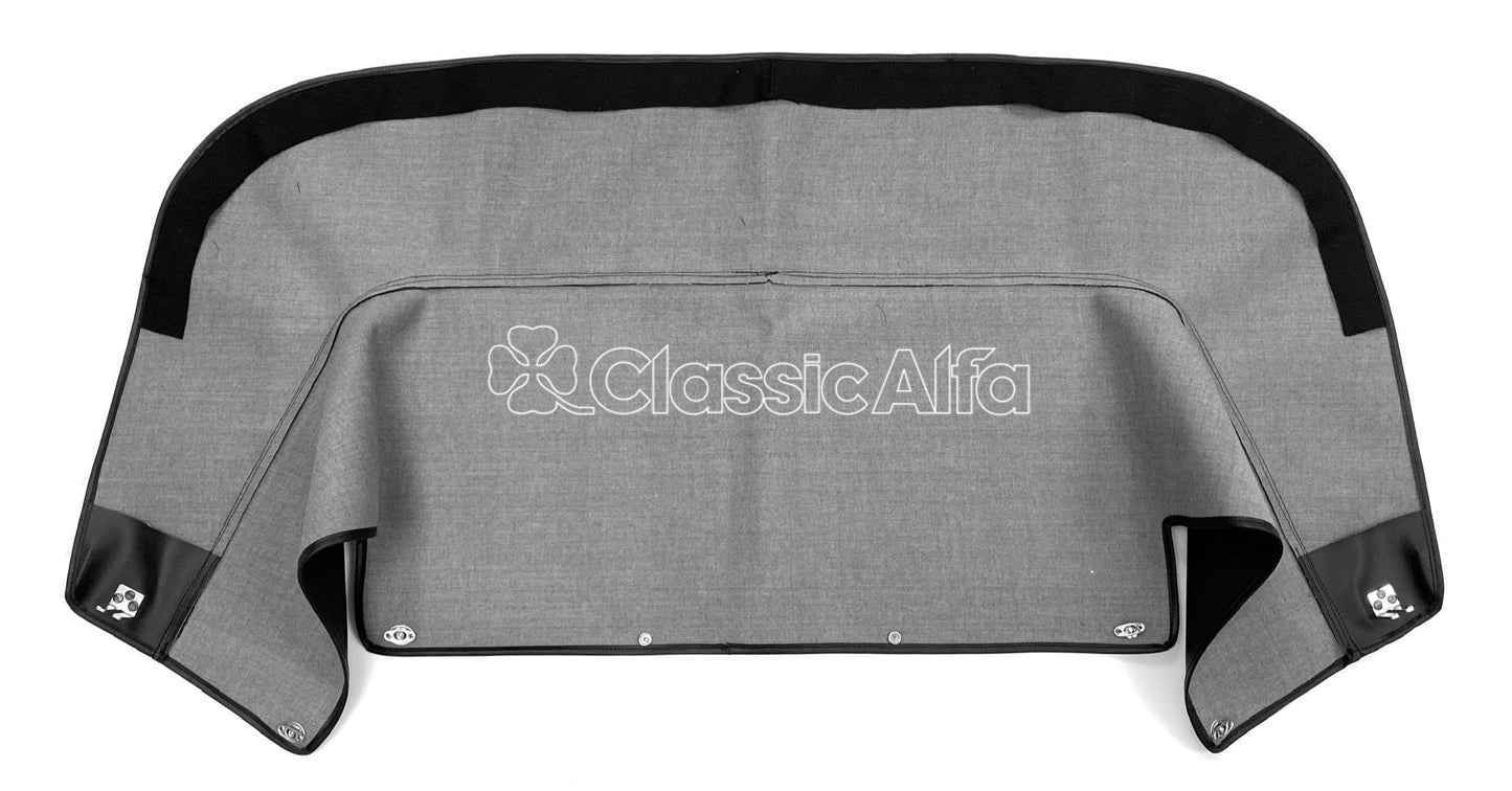 IN068 SOFT-TOP COVER FOR ROUNDTAIL SPIDER 1966-69 - BLACK
