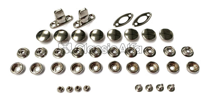 IN069/1 REAR SHELF VINYL COVER ROUNDTAIL SPIDER BURGUNDY