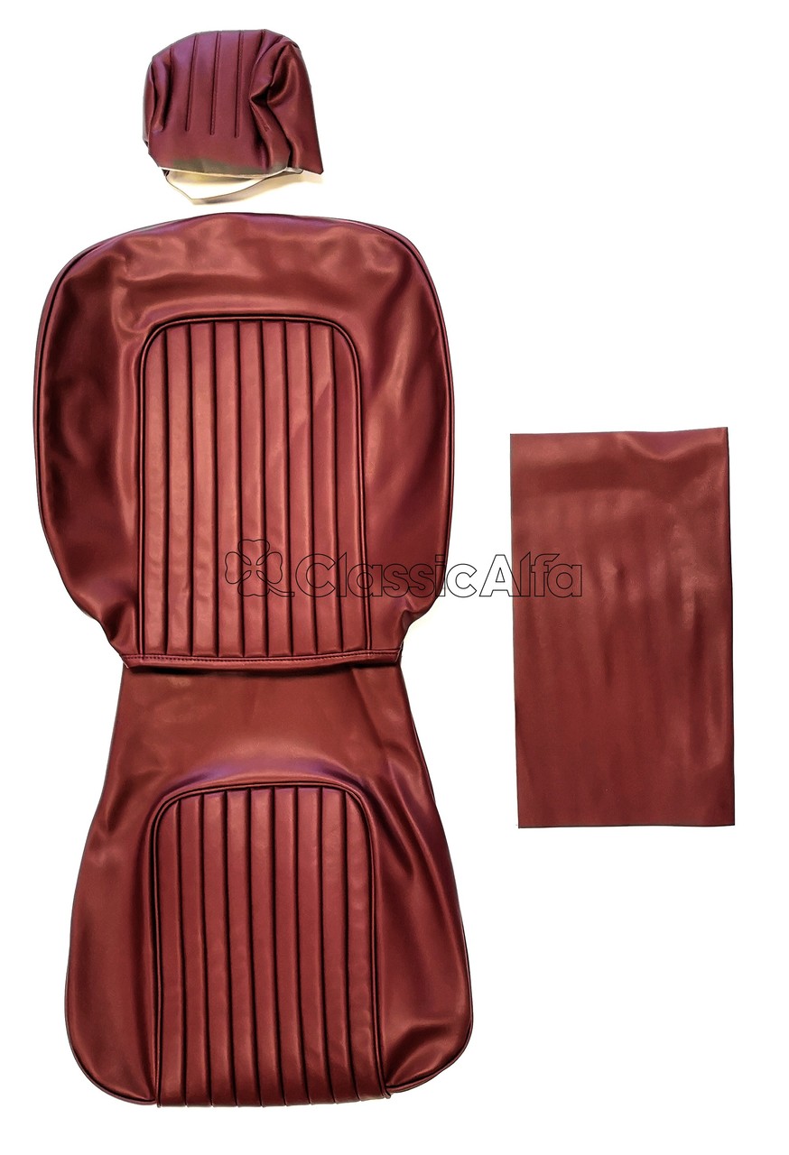IN084 SPIDER SEAT COVER 1970-78- BURGUNDY