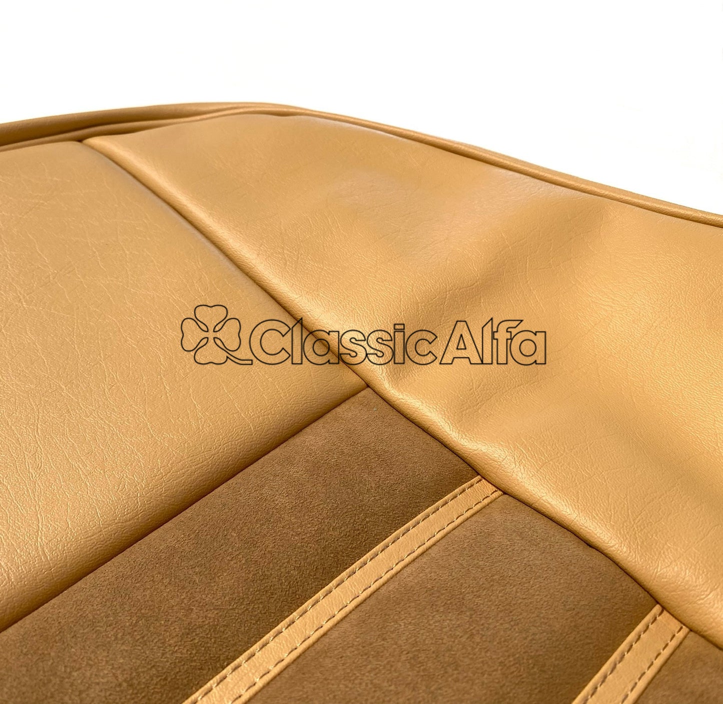 IN089 SPIDER S4 (1990-93) SEAT COVER- TAN VINYL WITH ALCANTARA