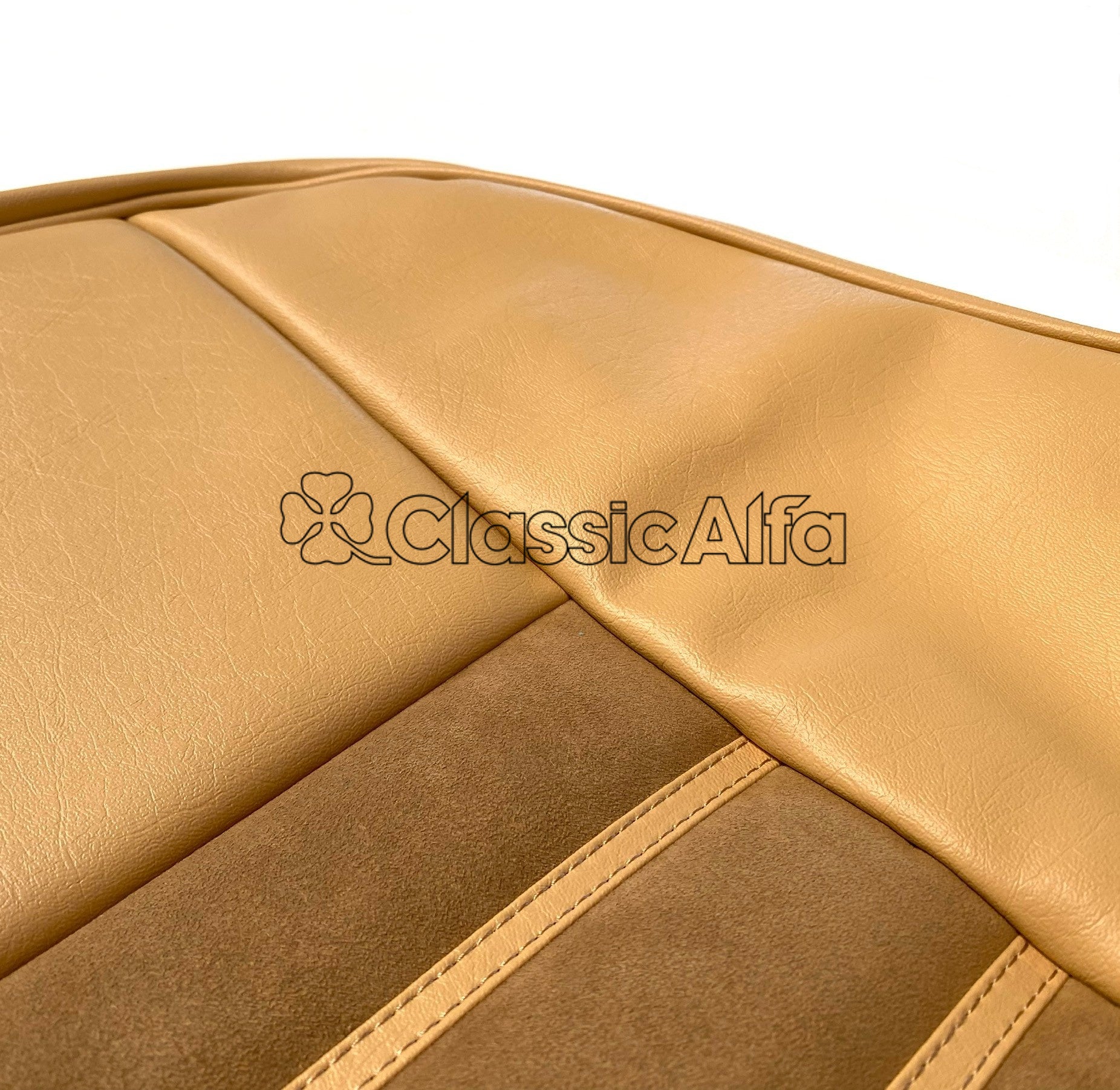 IN089 SPIDER S4 (1990-93) SEAT COVER- TAN VINYL WITH ALCANTARA