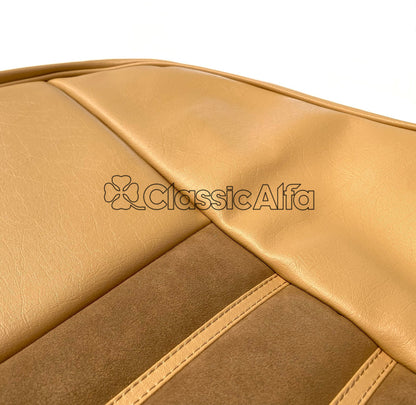 IN089 SPIDER S4 (1990-93) SEAT COVER- TAN VINYL WITH ALCANTARA