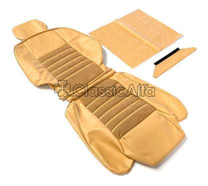 IN089 SPIDER S4 (1990-93) SEAT COVER- TAN VINYL WITH ALCANTARA